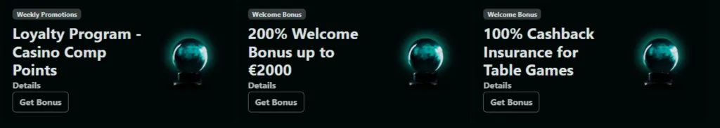Bonuses and Promotions